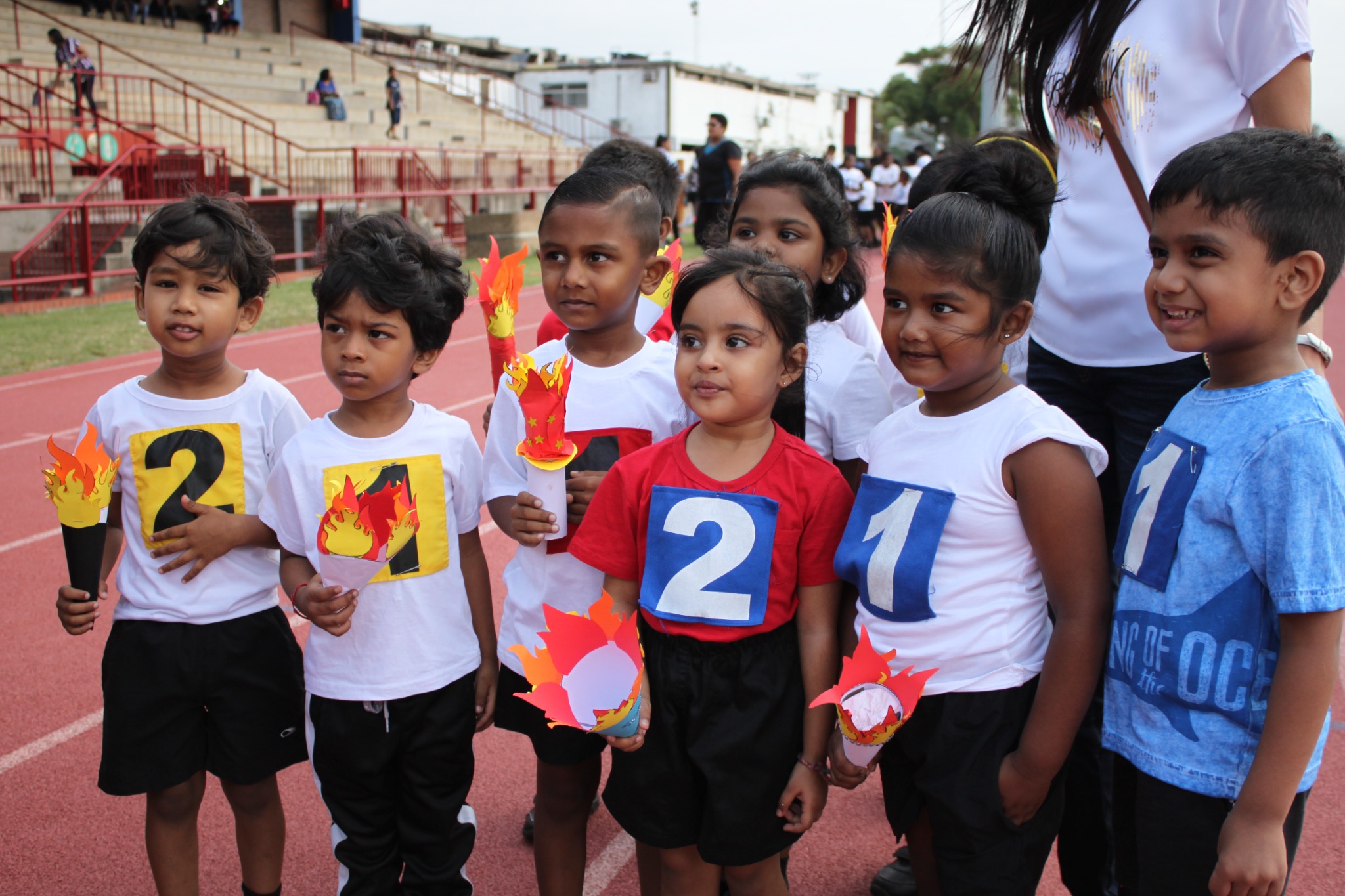 Young MEPS learners participating in a sports event