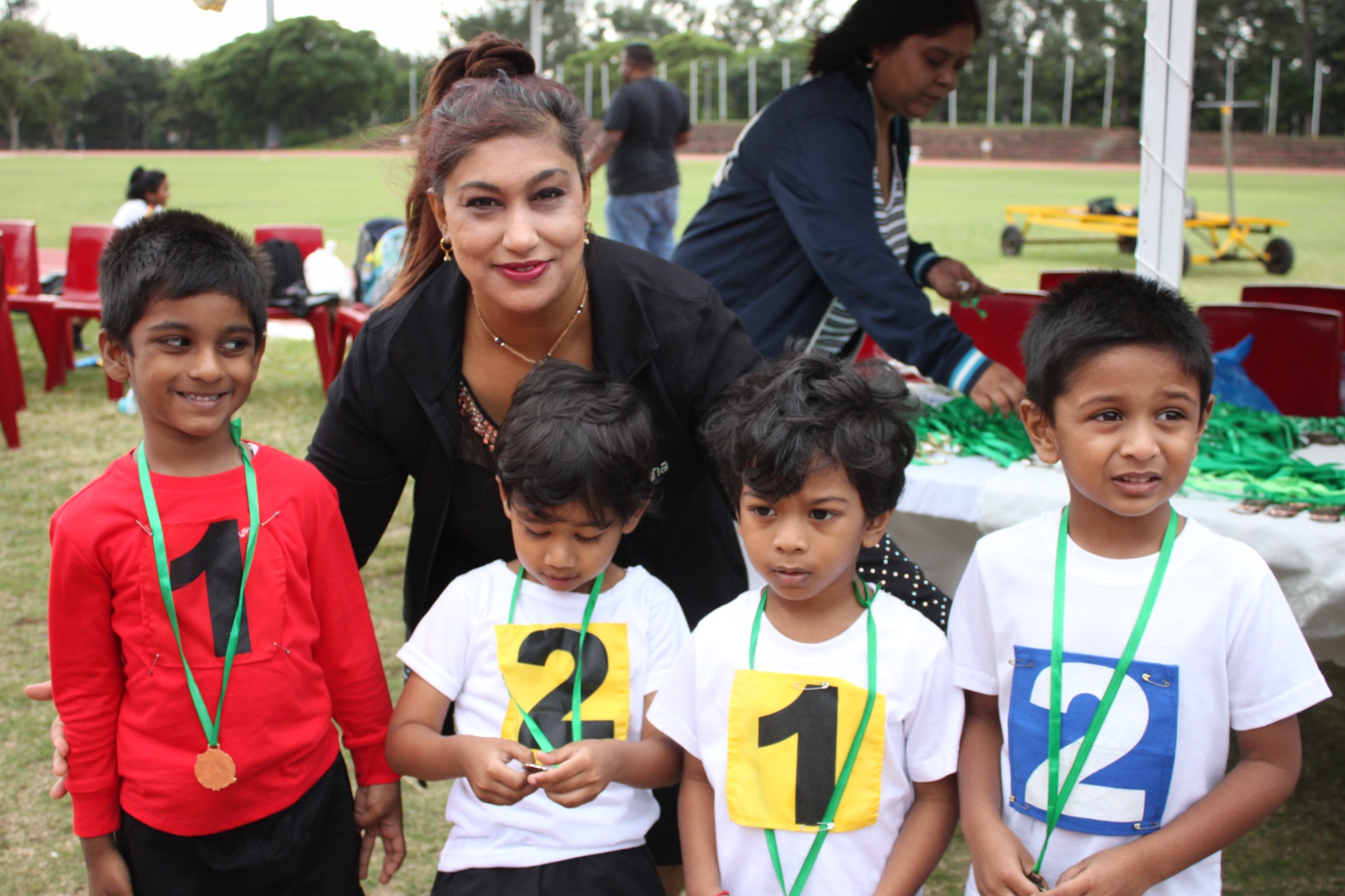 MEPS learners and educator at a school event