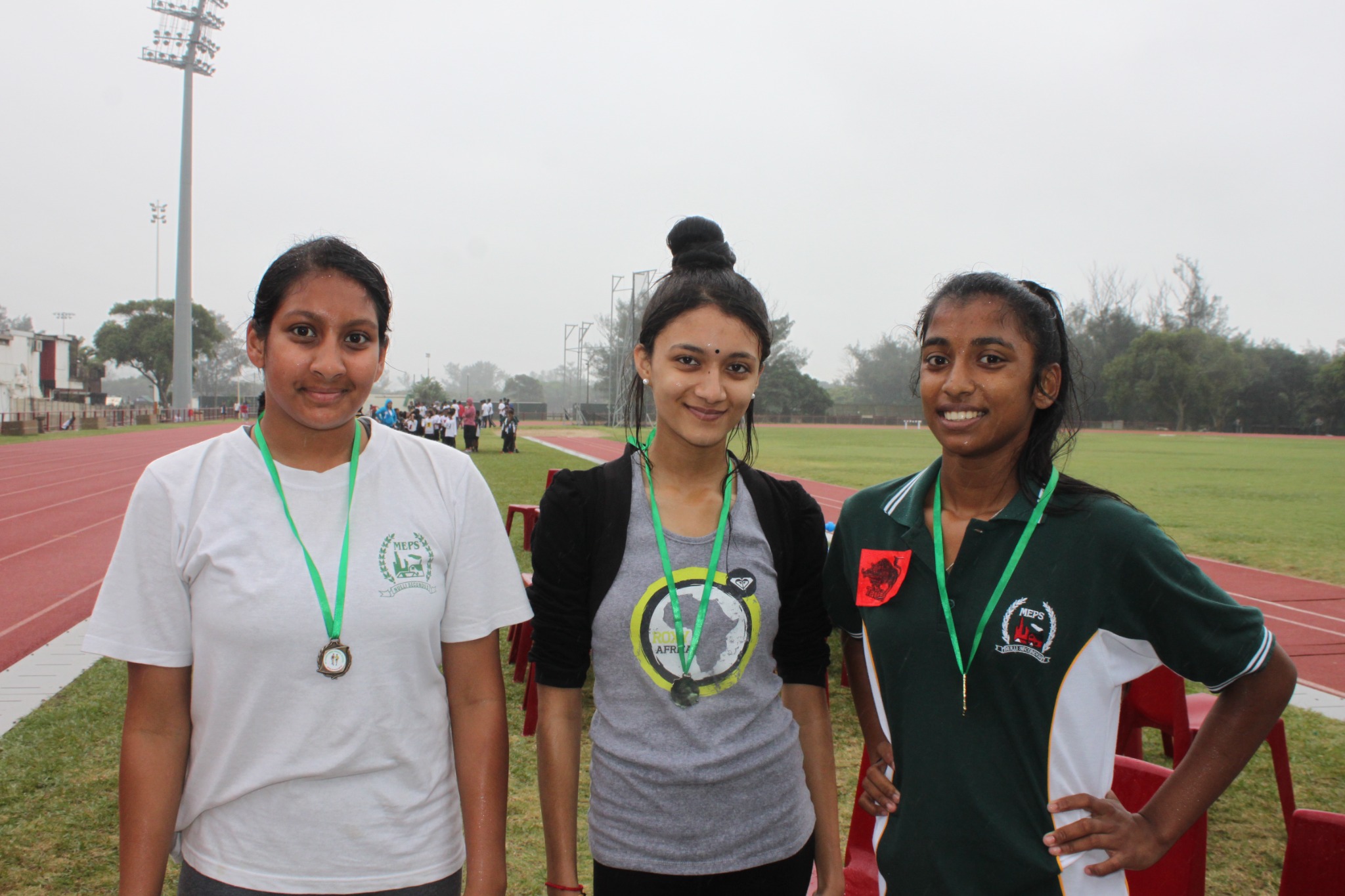 MEPS learners with medals at athletics