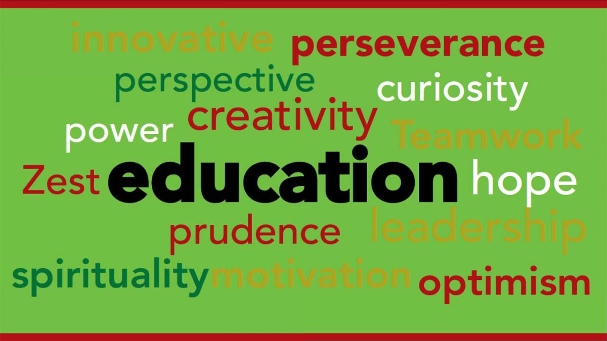MEPS education values word cloud